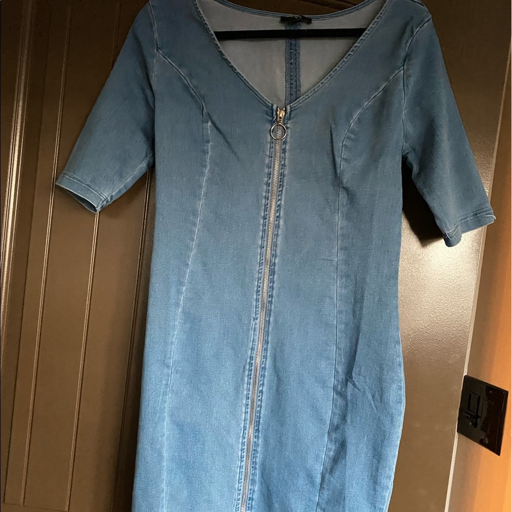 Denim dress